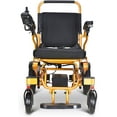 thumbnail image 3 of Fauteuil Roulant Électrique Pliable et de Voyage Fauteuil Roulant Électrique Fauteuil Roulant Mobile Pliable Portable Fauteuil de Mobilité Médicale Or, 3 of 7
