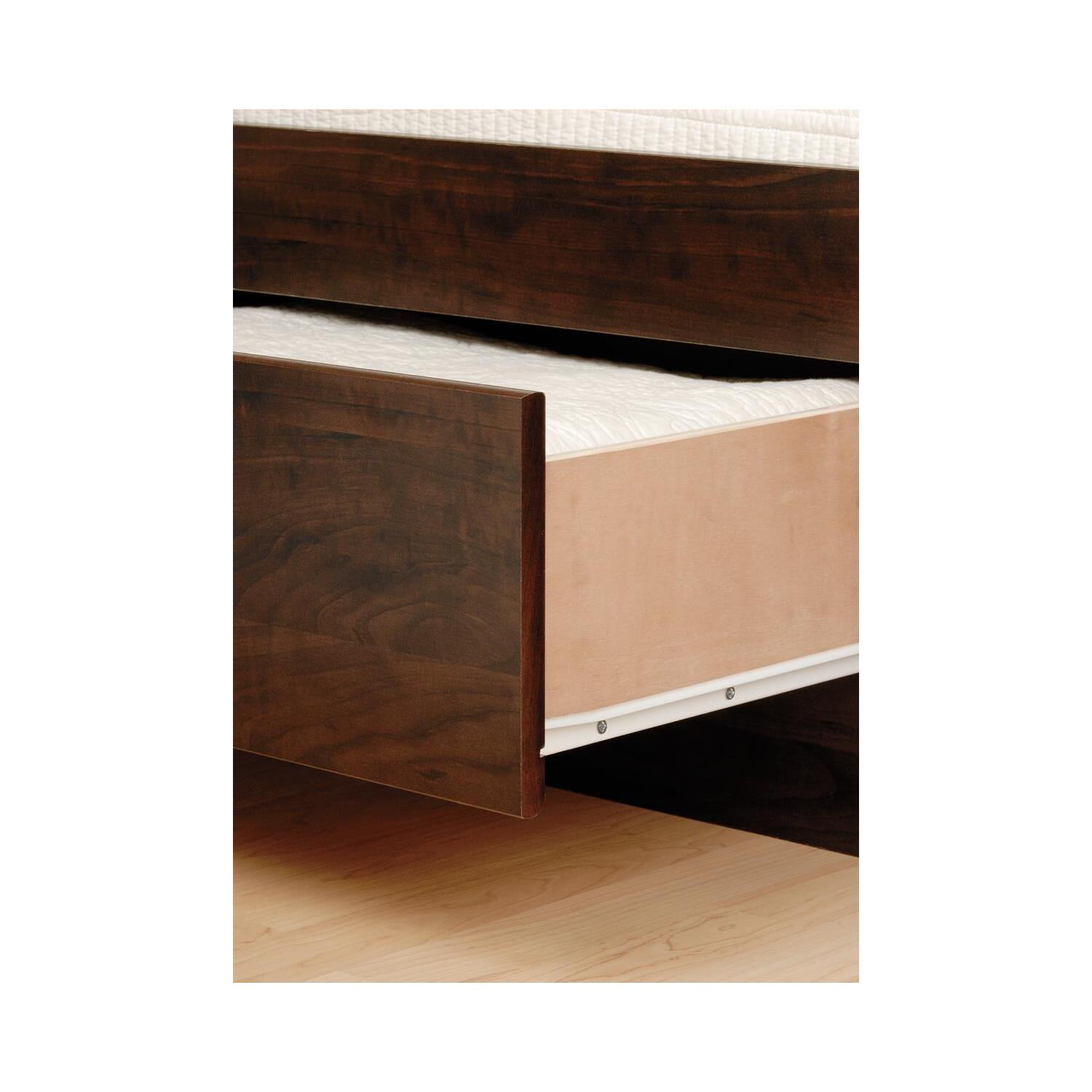 Buy Twin XL Mate's Platform Storage Bed with 3 Drawers, Espresso Online at Lowest Price in India