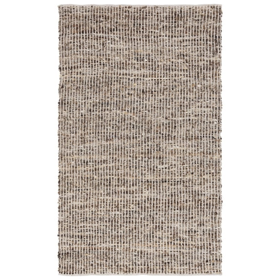 SAFAVIEH Natura Edith Distressed Area Rug, Ivory/Taupe, 3' x 5'