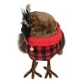 thumbnail image 4 of Northlight Owl with Buffalo Plaid Vest and Jingle BellsChristmas Figure - 10", 4 of 4