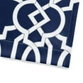 thumbnail image 2 of DriftAway Abigail Trellis Room Darkening Grommet Unlined Window Curtains, Set of Two Panels, each 52"x63" (Navy), 2 of 6