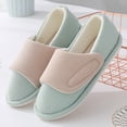thumbnail image 2 of Vedolay Women's Slippers Adults House Shoes Cute Fuzzy Bedroom Slippers Green,41, 2 of 5