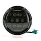 thumbnail image 5 of 24v 2 Uds Led Faro 7 Pulgadas 75W Redondo Alto Bajo Haz DC 12v 24v Luces Faro Para, 5 of 8