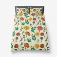 thumbnail image 2 of Housse de Couette en Microfibre Rétro Fleurs 4.1, 2 of 4