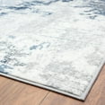 thumbnail image 2 of Luxe Weavers Contemporary Abstract Blue 4x5 Area Rug, Machine-Made Modern Carpet, 2 of 7