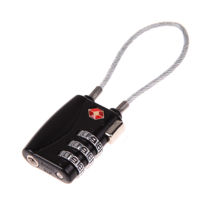 luggage security cable