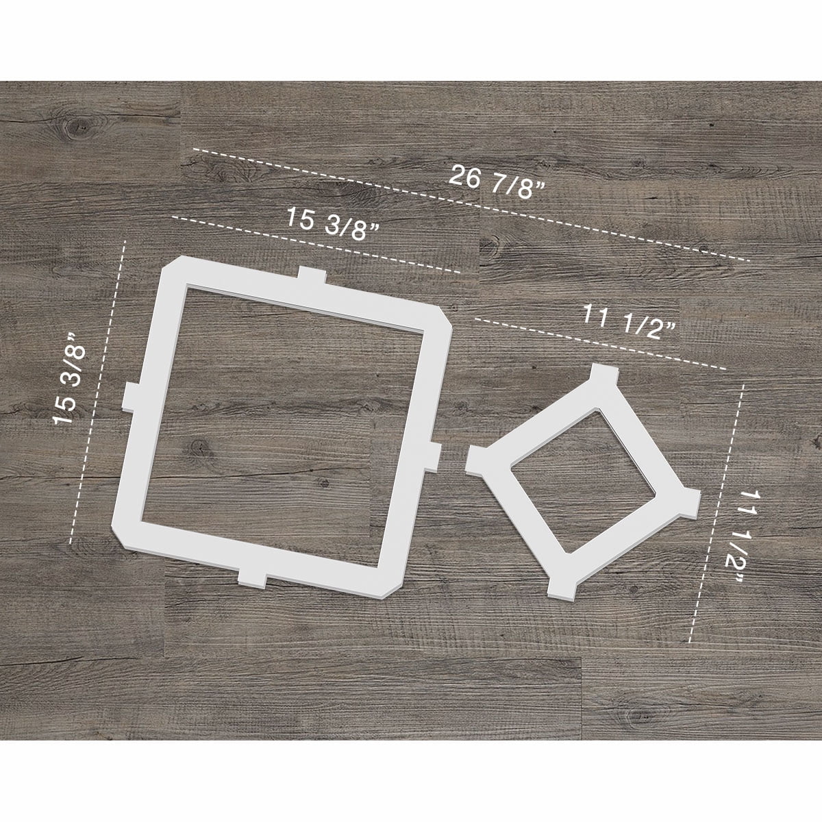 Medium Arcadia Decorative Fretwork Wall Panels in Architectural Grade PVC