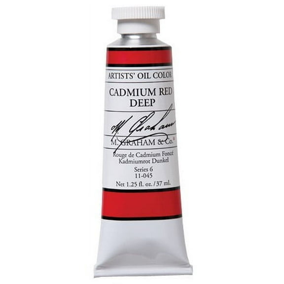 M GRAHAM CADMIUM RED DEEP 37ML OIL COLOR