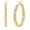 Gold-40mm, variant on 14K Gold Plated Hoops Earring for Women, Gold Thick Hypoallergenic Twisted Hoop Earrings with Cubic Zirconia Gifts
