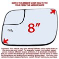 thumbnail image 2 of Rugged TUFF Driver Side Mirror Glass Replacement for 11-19 Ford Explorer, 13-21 Police Interceptor (Heated Defrost), 2 of 9