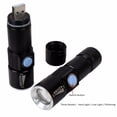 thumbnail image 3 of Naiovety Linterna recargable por USB, luz LED, linterna de bolsillo profesional para exteriores, pequeñas linternas de emergencia para ciclismo Estufas de camping Oro, 3 of 6