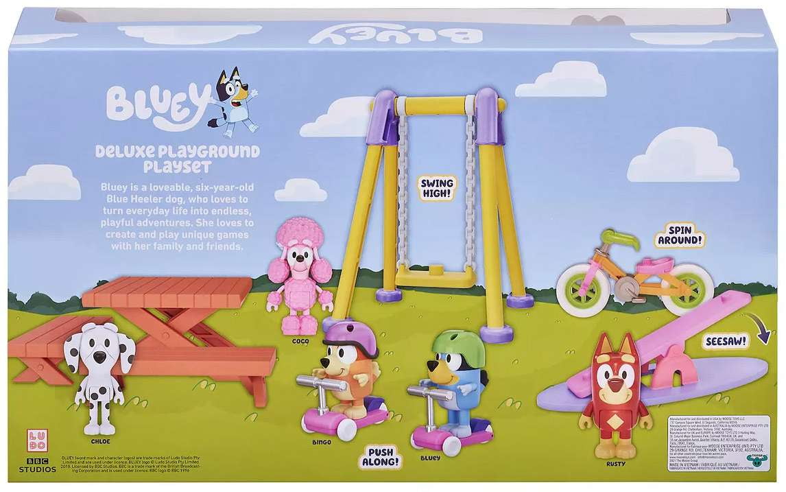 Bluey Deluxe Playground Playset