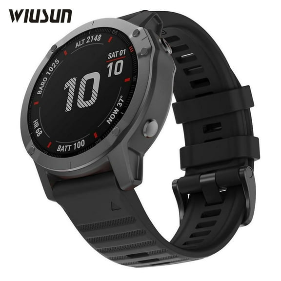 22mm Quickfit Watch Band for Garmin Fenix 8 E 47mm / Fenix 7 6 5 / Fenix 7 Pro 6 Pro / 5P Plus / 965 955 945 935 / Quatix 5 / EPlX Gen 2 Silicone Wrist Strap
