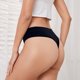 thumbnail image 5 of Puntoco Ropa interior breve para mujer, de cintura baja, con realce de glúteos, ligera, transpirable, sin costuras, tanga, 5 of 5
