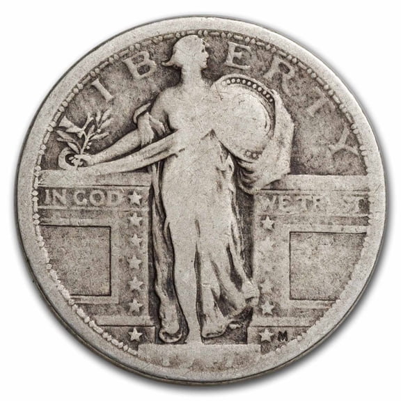 1917 Standing Liberty Quarter Type-I AG (No Date)