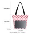 thumbnail image 3 of KLL Tote Bag for Women Pig Noses Print Shopping Grocery Reusable Bags for Office School Shopping Travel, 3 of 6