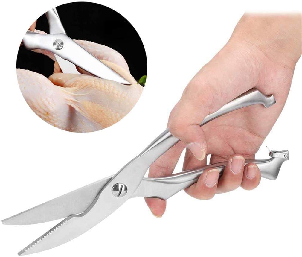 Scissors Chicken Kitchen Bone Stainless Steel Shears Fish Poultry Meat Heavy Cut
