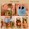 thumbnail image 3 of HTPOW Electric Mason Jar Vacuum Sealer - Fully Automatic Mason Jar Vacuum Sealer Kit for All Mason Jars with Regular Lids and Wide Mouth Lids, A Must-Have Tool for Canned Foods/Pantry - Blue, 3 of 7
