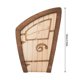 thumbnail image 3 of Great promotion! Fairys Doors For Trees Outdoor Miniature Fairys Door For Tree Decoration Fairys Garden Accessories, 3 of 5