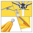 thumbnail image 3 of California Umbrella Venture 11' Silver Market Umbrella in Yellow, 3 of 5