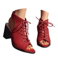 thumbnail image 2 of WILLBEST Sandalias Flexibles De Mujer, Zapatos Casuales De Moda Para Mujer, Sandalias De Tacón Alto Con Punta Abierta Para Uso Diario, 2 of 7