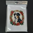 thumbnail image 3 of Greater Swiss Mountain Dog Christmas Flowers Greeting Cards Pack of 8 7 in x 5 in, 3 of 3