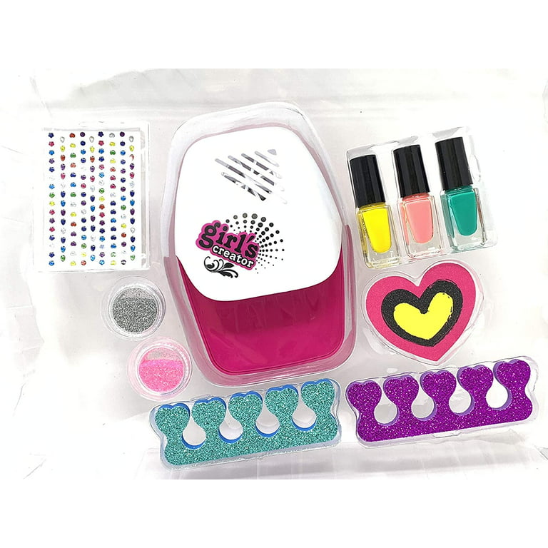 17Pcs/Set DIY Nail Printer Manicure Makeup Toys Kids Nail Art Kit