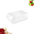 thumbnail image 3 of Plastic Shoes Storage Box Thickened Anti-dust Box Large Transparent Shoe Box for Men and Women (White), 3 of 7