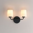 thumbnail image 5 of 12692WTBK Maxim Lighting Durham - 2 Light Wall Sconce-9.25 Inch Tall and 13.75 Inch Wide-Black Finish, 5 of 5