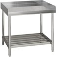 thumbnail image 1 of Bingirl 30 x 36 Inches Stainless Steel Work Table with Backsplash and Sidesplashes - Commercial Prep Table with Undershelf for Kitchen, Restaurant, Garage, Laundry, 1 of 7
