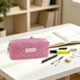 thumbnail image 2 of Hyknon Large Capacity Pencil Case, Glitter Zipper Pencil Pouch with Sequins, Cute Aesthetic Pencil Bag for Office Classroom Stationery Storage Supplies, 2 of 7