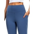 thumbnail image 3 of NELEUS ButterSoftFlex Womens High Waist Legging for Yoga Workout Athletic Pants with Side Pockets,Blue,US Size L, 3 of 10