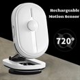 thumbnail image 2 of Tuya ZigBee PIR Sensor Wireless Rechargeable Home Infrared Detector for Mobile APP Home Security Alarm System,1 * Human body sensor detector,White, 2 of 6