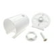 thumbnail image 1 of Tuerca de fijación de la carcasa de la cubierta del motor del ventilador eléctrico Durabilidad del ventilador de pedestal oscilante Blanco, 1 of 9