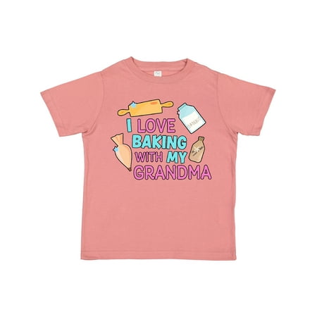 

Inktastic I Love Baking with My Grandma Girls Toddler T-Shirt