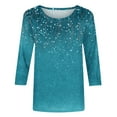 thumbnail image 5 of Women Short Sleeve Tops Fitted Womens Blouses Dressy Casual White Plus Size Womens Shirts Trendy, 5 of 5