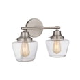 thumbnail image 2 of 19518BNK2 Craftmade Lighting Essex 2 Light Transitional/Modern & Contemporary Bath Vanity in Transitional Style - 17.5 inches wide by 12.13 inches, 2 of 11