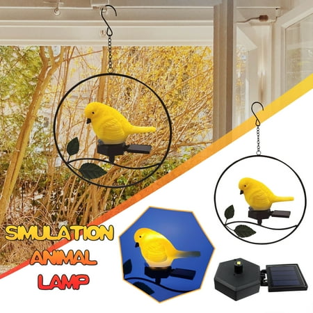 

Fjofpr Clearance Garden Light Outdoor Garden Courtyard Wrought Iron Hanging Chandelier Simulation Animal Lamp