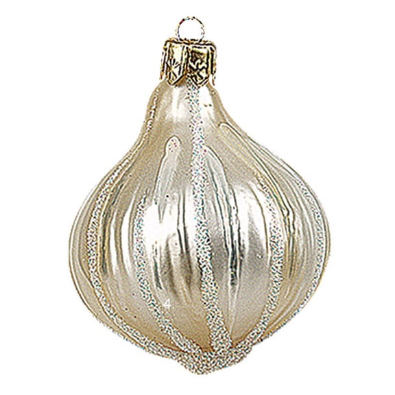 Mini Garlic Polish Mouth Blown Glass Christmas Ornament Tree Decoration
