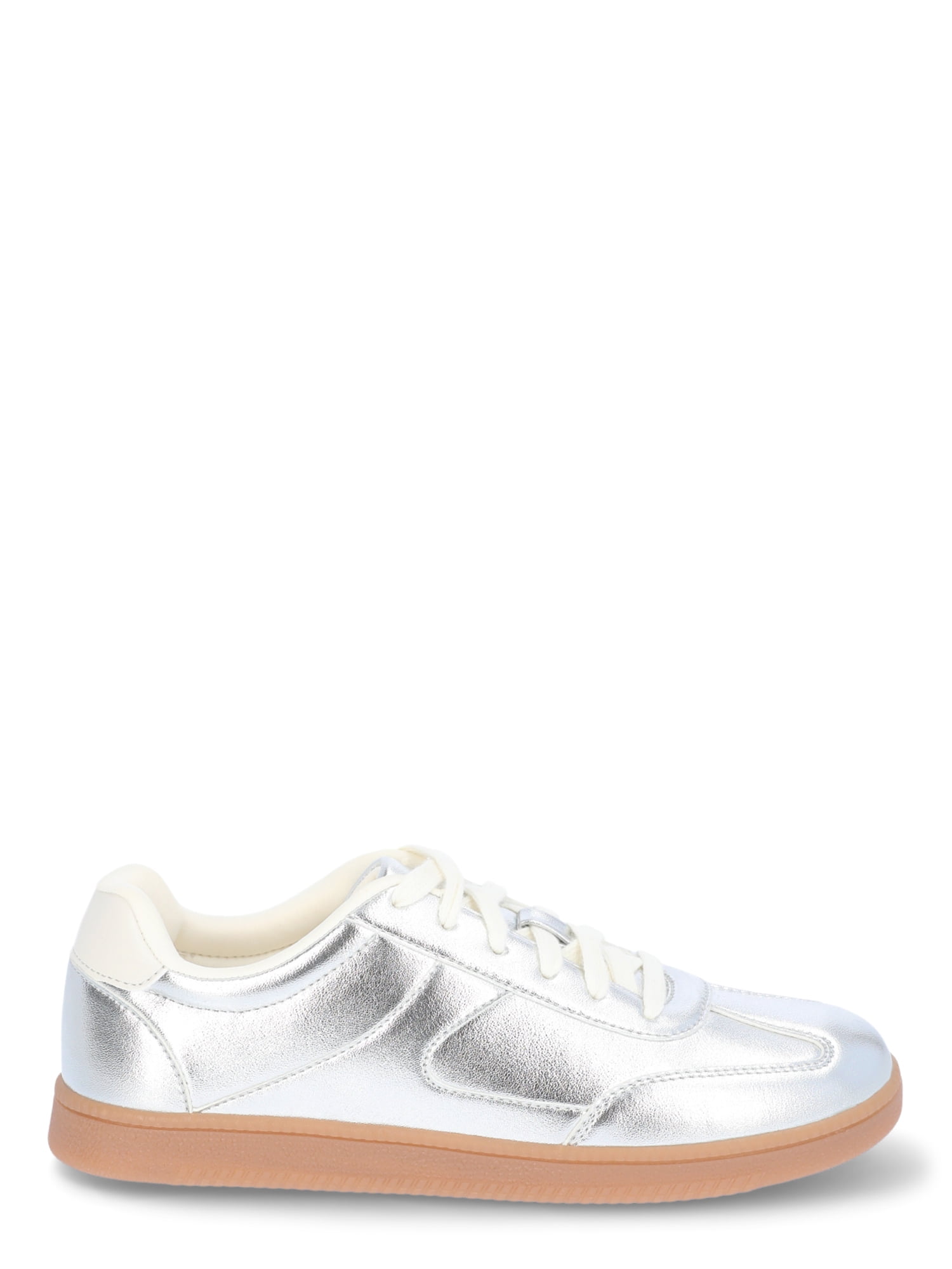 No Boundaries Women's Lace Up Sport Sneakers, Wide Width Available