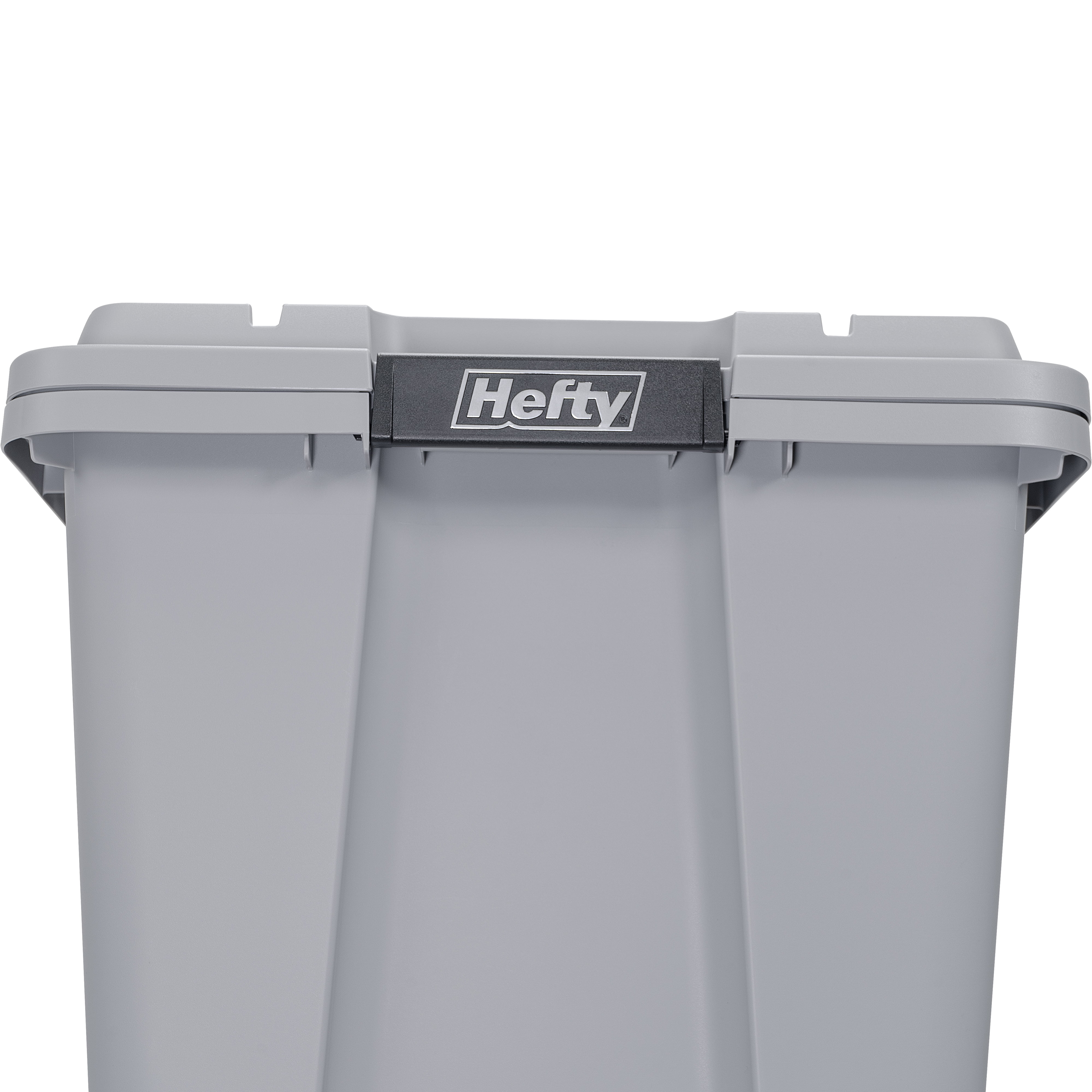 Hefty 6-Pack Medium 12-Gallons (48-Quart) Gray-black Weatherproof Heavy  Duty Tote with Latching Lid