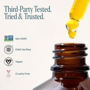 Cliganic 100% Pure Vitamin E Oil for Skin, Hair & Face - 30,000 IU, Non-GMO Verified | Natural D-Alpha Tocopherol