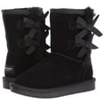 thumbnail image 4 of Kids Koolaburra Girls Victoria Suede Ankle Slip On Snow Boots, 4 of 5
