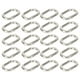 thumbnail image 5 of 20 piezas hebilla de resorte ovalada 23mm ganchos de aleación Clip para bolsos monederos llavero Correa negro, 5 of 5