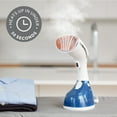 thumbnail image 3 of Sunbeam 1200W Power Steam Handheld Steamer with Extra Burst of Steam Feature, White and Blue Finish, 3 of 10