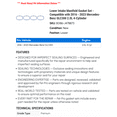thumbnail image 2 of Lower Intake Manifold Gasket Set - Compatible with 2016 - 2023 Mercedes-Benz GLC300 2.0L 4-Cylinder 2017 2018 2019 2020 2021 2022, 2 of 2