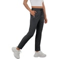 thumbnail image 6 of JWD Women's Quick Dry Stretch Athletic Pants Breathable Comfy Hiking Pants with Zipper Pockets Dark Gray L, 6 of 6