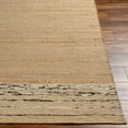 thumbnail image 3 of Hauteloom Hedd Jute Hallway, Kitchen Runner Rug - Traditional, Transitional - Dark Brown, Beige, Caramel - 2'6" x 8', 3 of 8