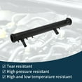 thumbnail image 5 of Unique Bargains Radiator Hose Heater Hose No.022121050A for Volkswagen Touareg 2004-2006 Plastic Cooling Liquid Pipe Black 1 Pc, 5 of 6