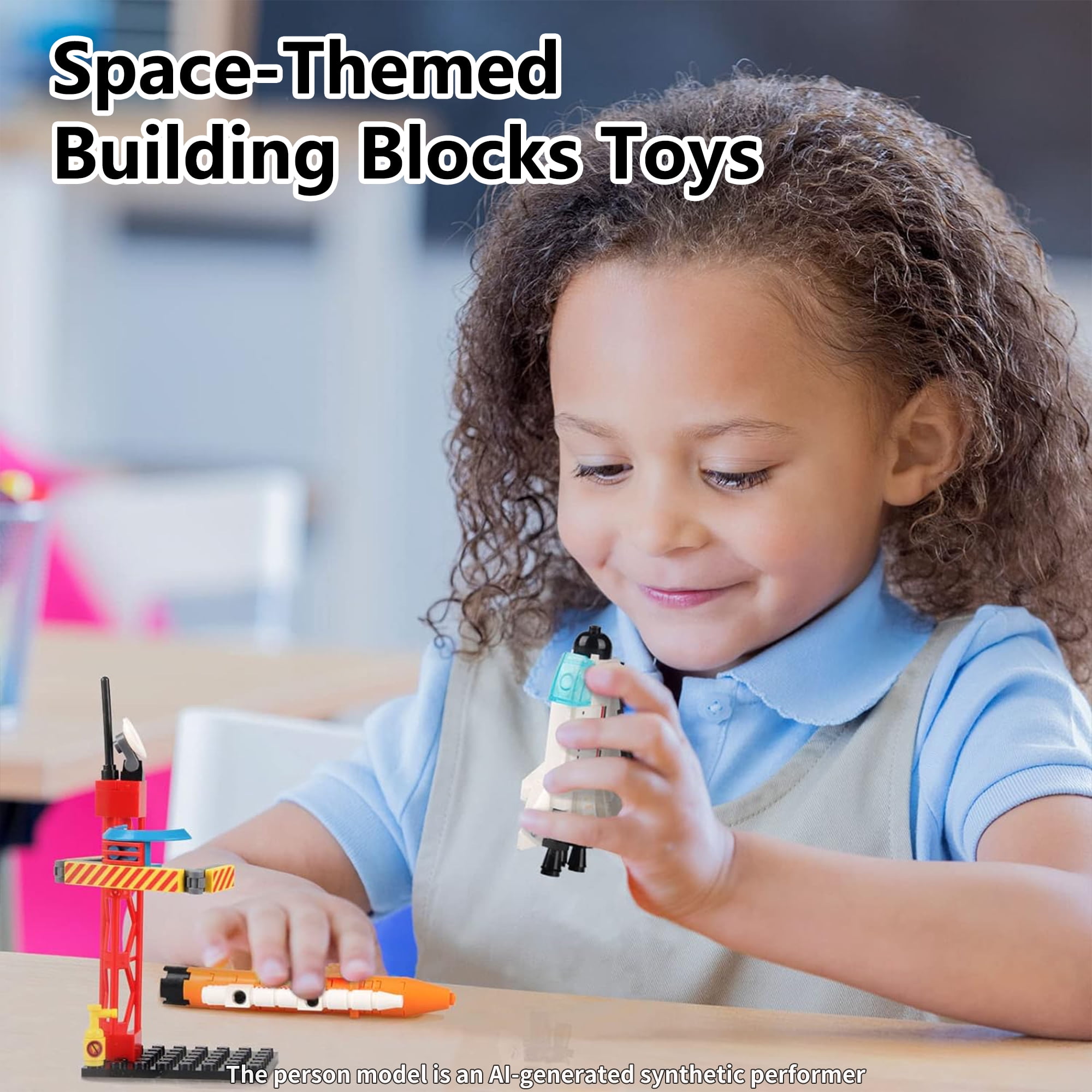 107PCS Space Exploration Shuttle Toys, Spaceship Fire Arrow Launch Center Toy Set Building Blocks Toys Kit Gifts for Age 6+ Boys Kids